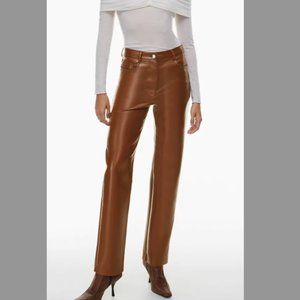 Aritzia Wilfred The Melina™ Pant, Size 2, Cognac